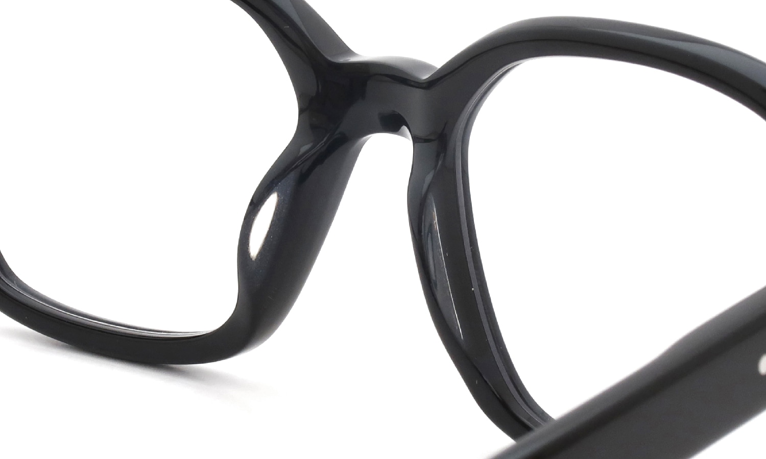 PETER AND MAY ピーターアンドメイ 多角形メガネ通販 VIVIE col.BLACK