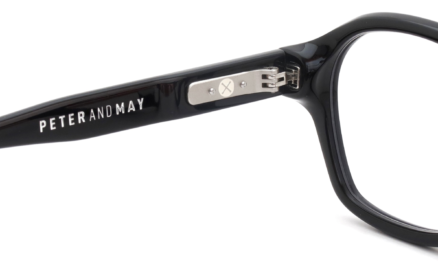 PETER AND MAY ピーターアンドメイ 多角形メガネ通販 VIVIE col.BLACK