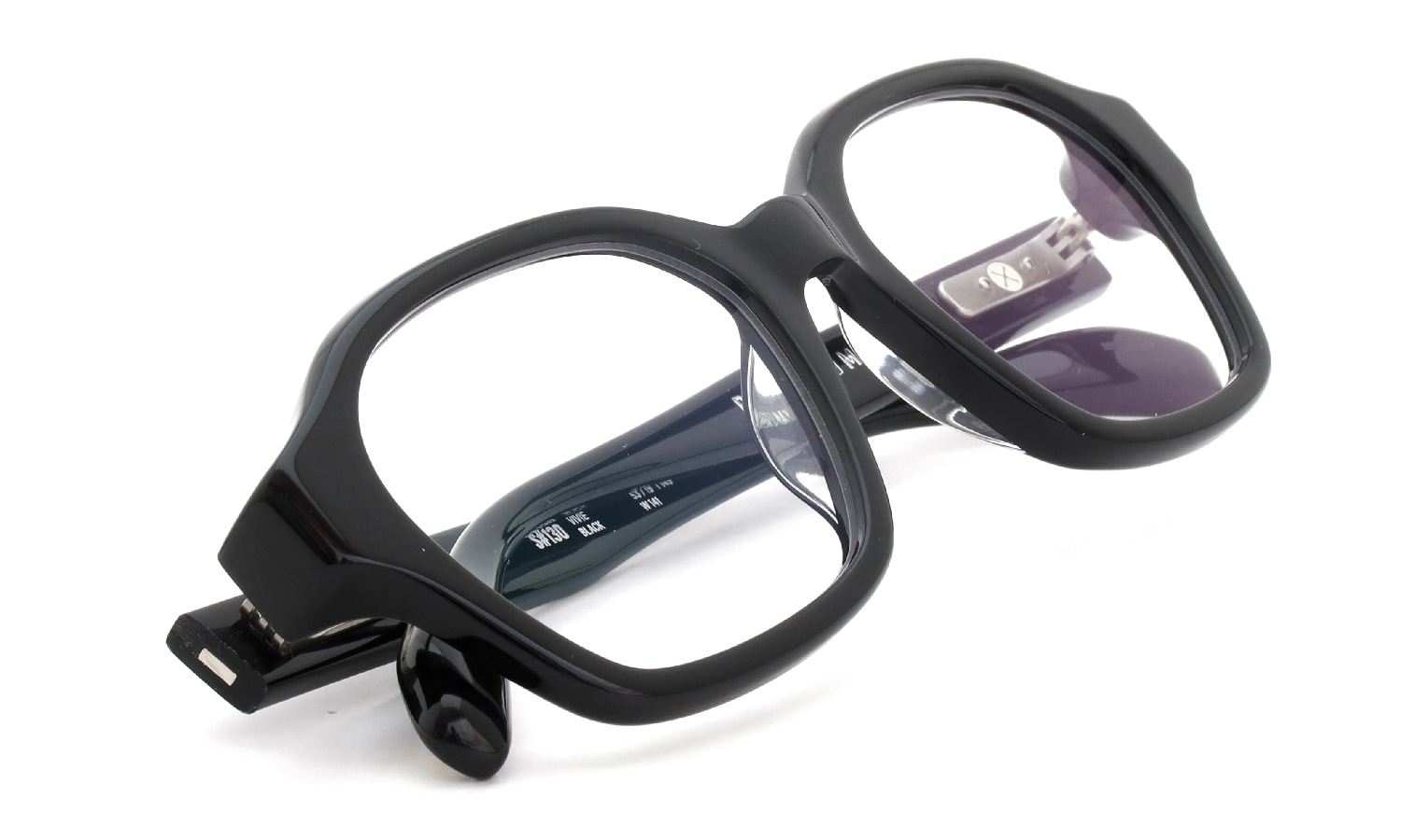 PETER AND MAY ピーターアンドメイ 多角形メガネ通販 VIVIE col.BLACK