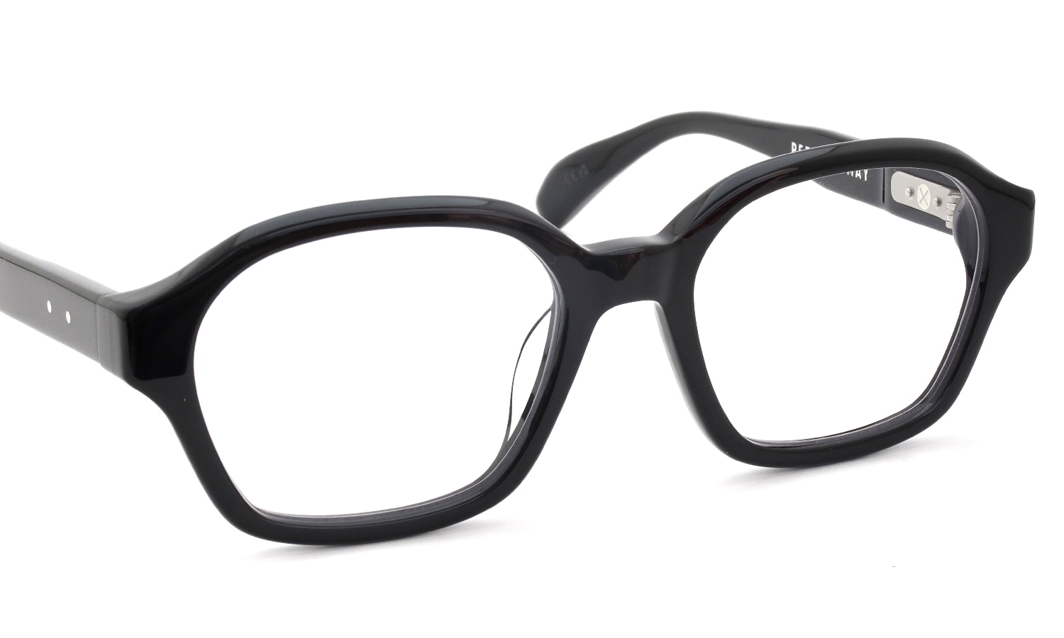 PETER AND MAY ピーターアンドメイ 多角形メガネ通販 VIVIE col.BLACK