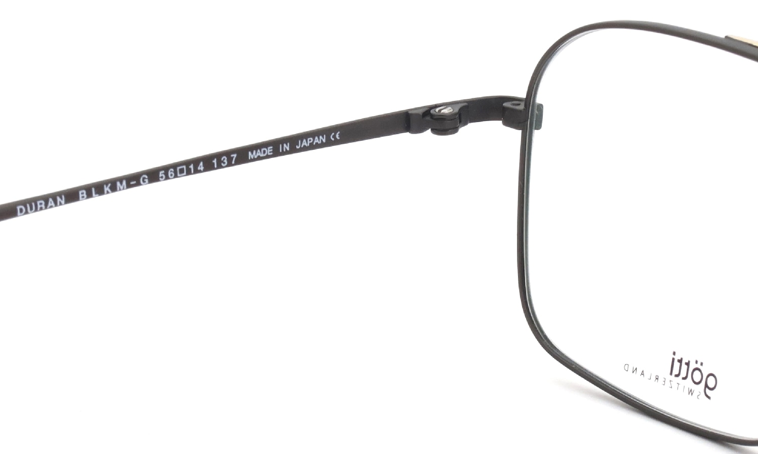 GOTTI メガネ通販 DURAN col.BLKM-G