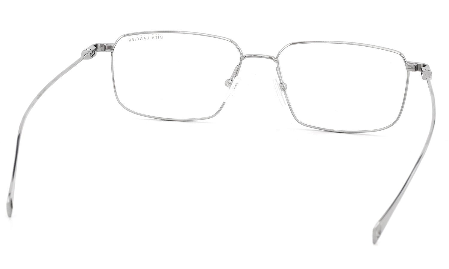 DITA Lancier メガネ LSA-114 DLX114-B-05 Shiny Silver フレーム裏側