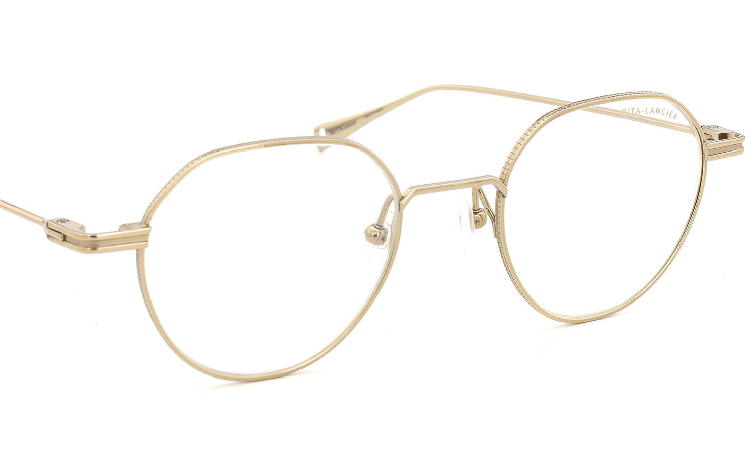 DITA Lancier メガネ通販 LSA-117 DLX117-A-01 Gold Sand
