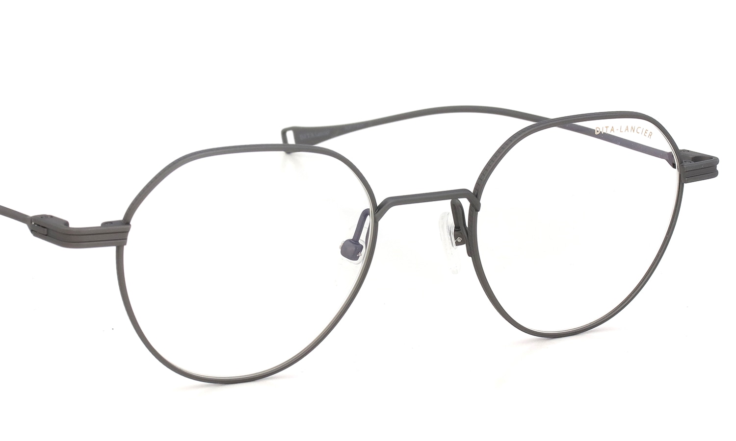 DITA Lancier メガネ LSA-117 DLX117-A-03 Gunmetal フロント