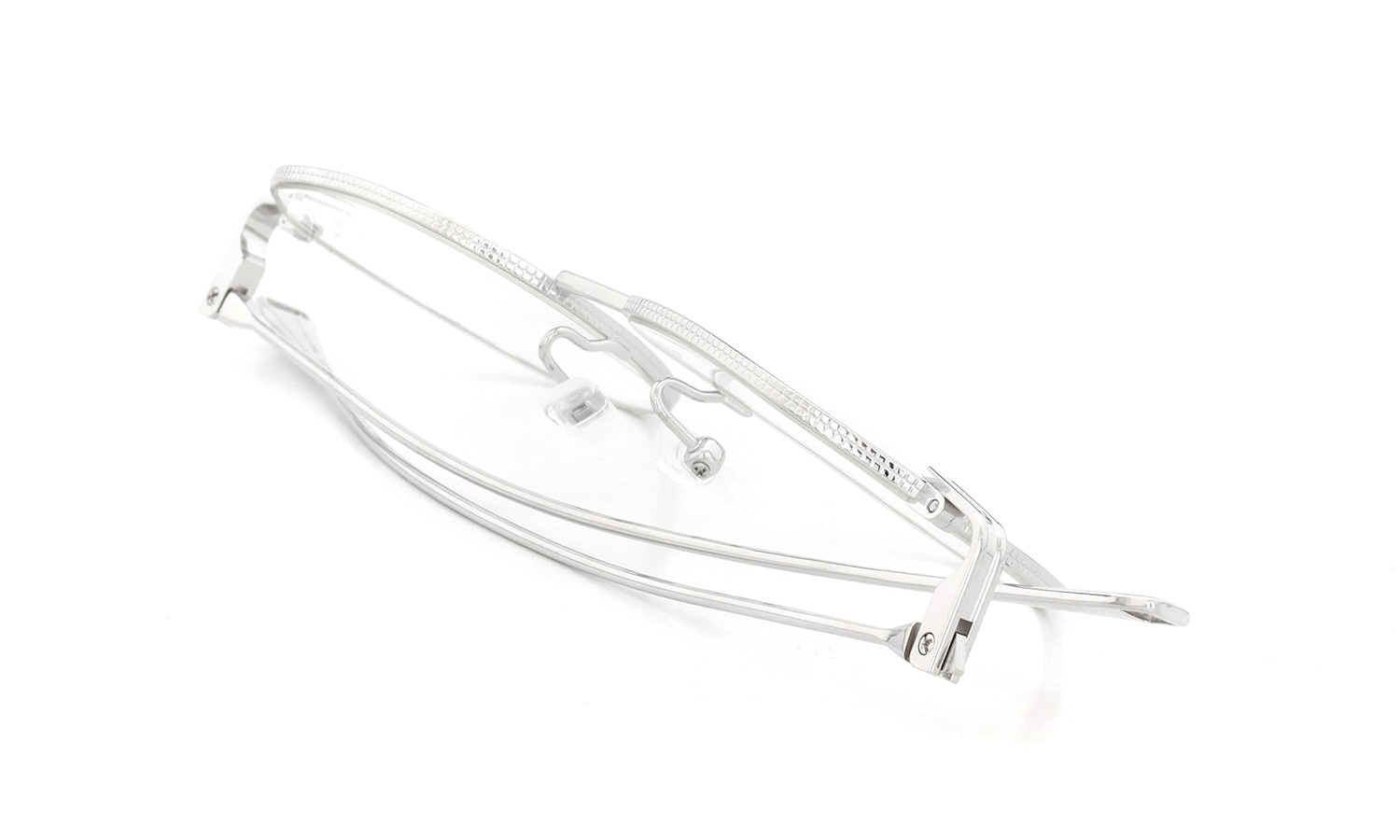 DITA Lancier メガネ LSA-117 DLX117-A-05 Shiny Silver 折りたたみ2