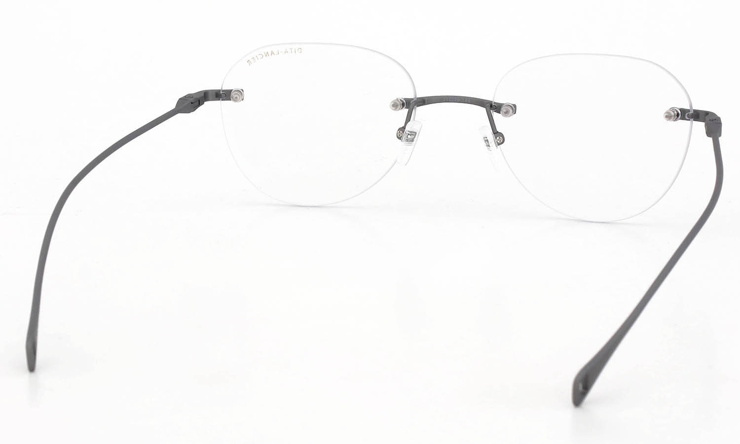 DITA Lancier 縁無しメガネ通販 LSA-121 DLX121-A-04 Gunmetal