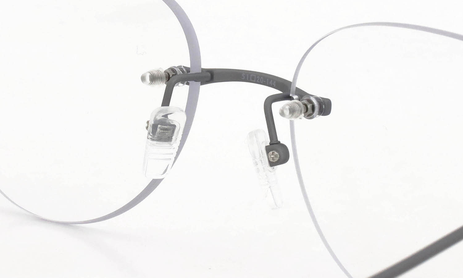DITA Lancier 縁無しメガネ通販 LSA-121 DLX121-A-04 Gunmetal
