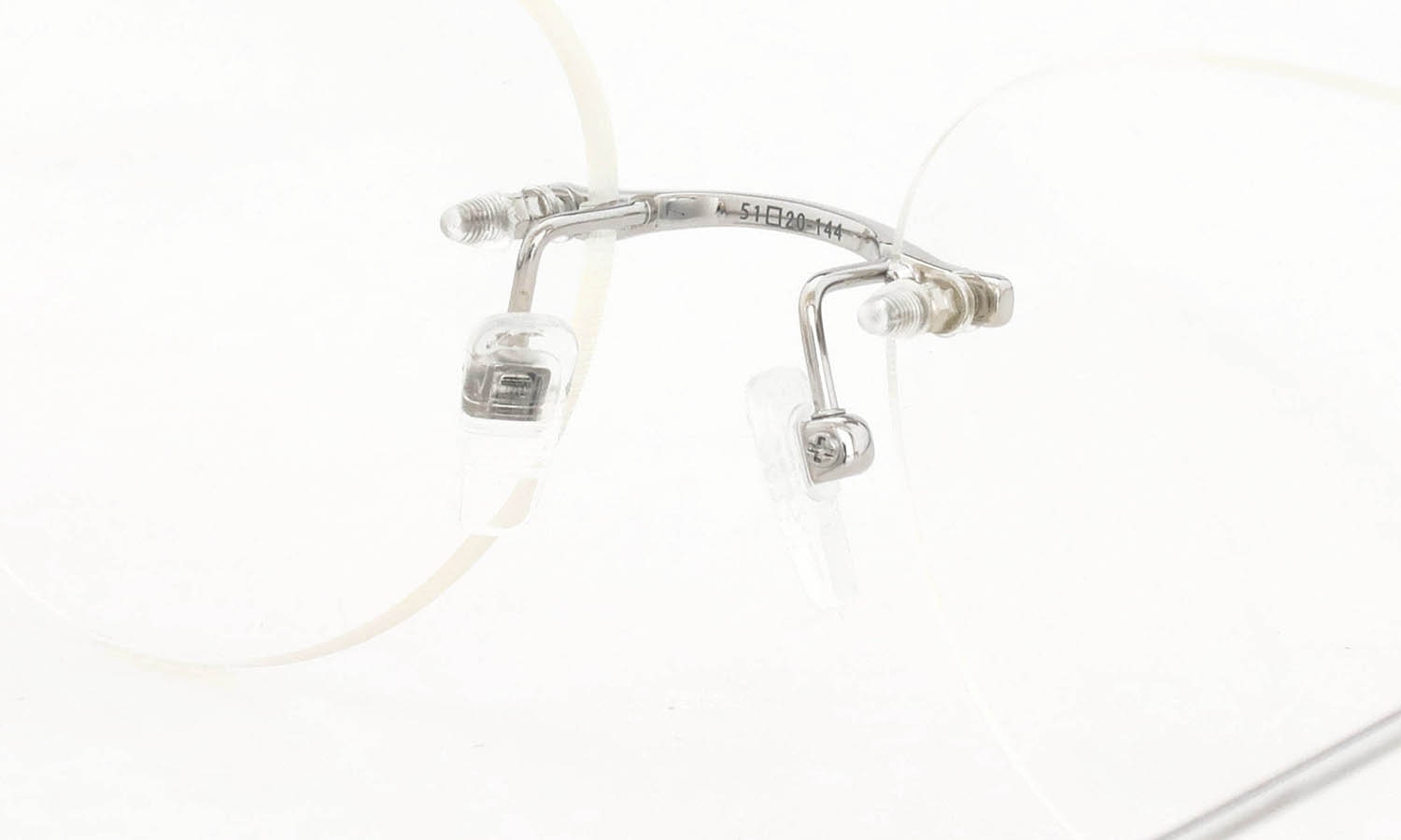 DITA Lancier 縁無しメガネ通販 LSA-121 DLX121-A-05 Shiny Silver