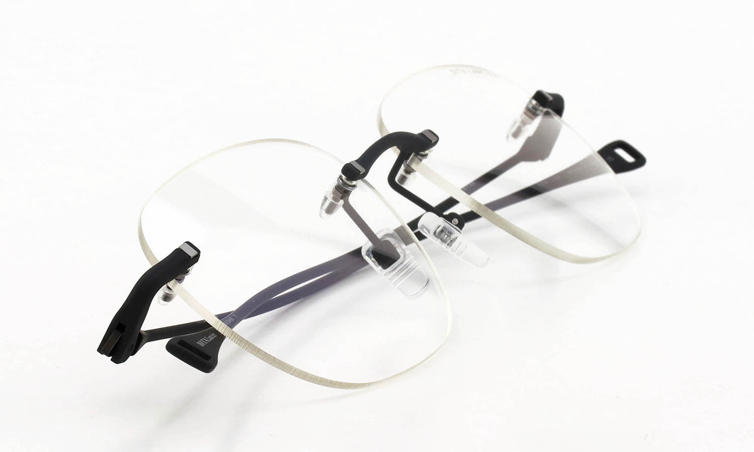 DITA Lancier 縁無しメガネ通販 LSA-130 DLX130-A-03 Matte Black