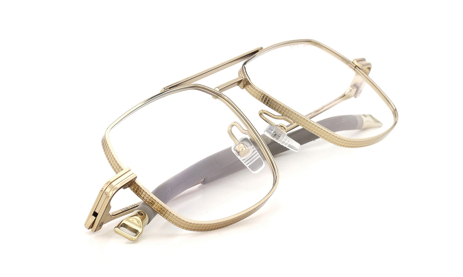 DITA Lancier メガネ LSA-151 DLX151-A-01 Gold Sand 折りたたみ1