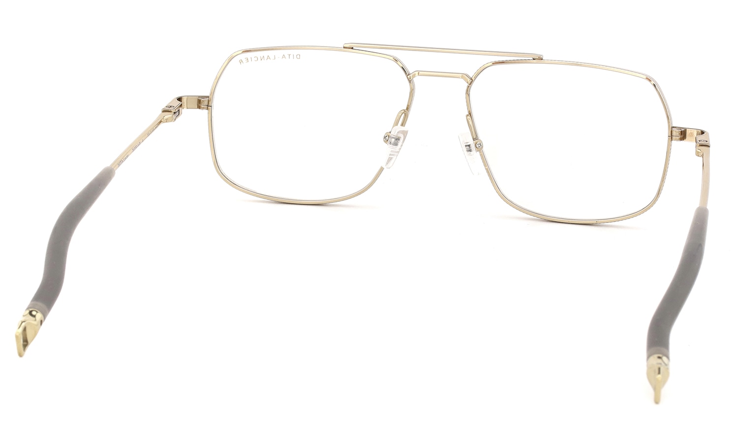 DITA Lancier メガネ LSA-151 DLX151-A-01 Gold Sand フレーム裏側
