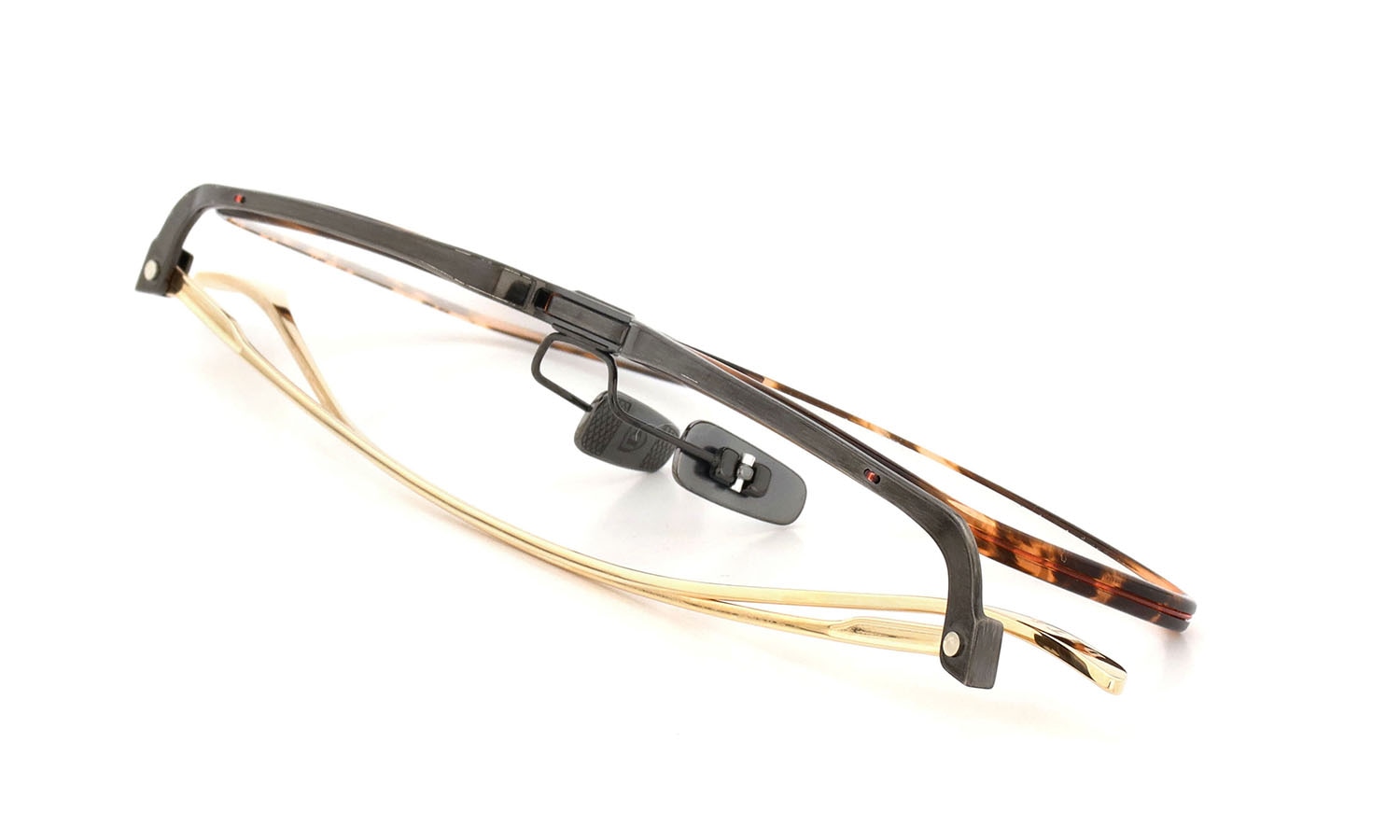 DITA メガネ通販 SCHEMA-ONE DTX106-55-07 Fire Swirl - Antique Dark Gun - White Gold w