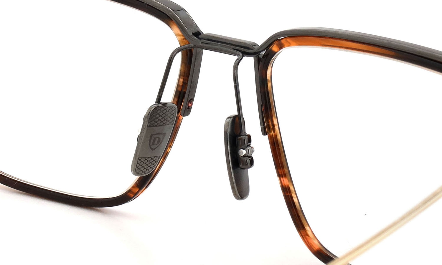 DITA メガネ通販 SCHEMA-ONE DTX106-55-07 Fire Swirl - Antique Dark Gun - White Gold w