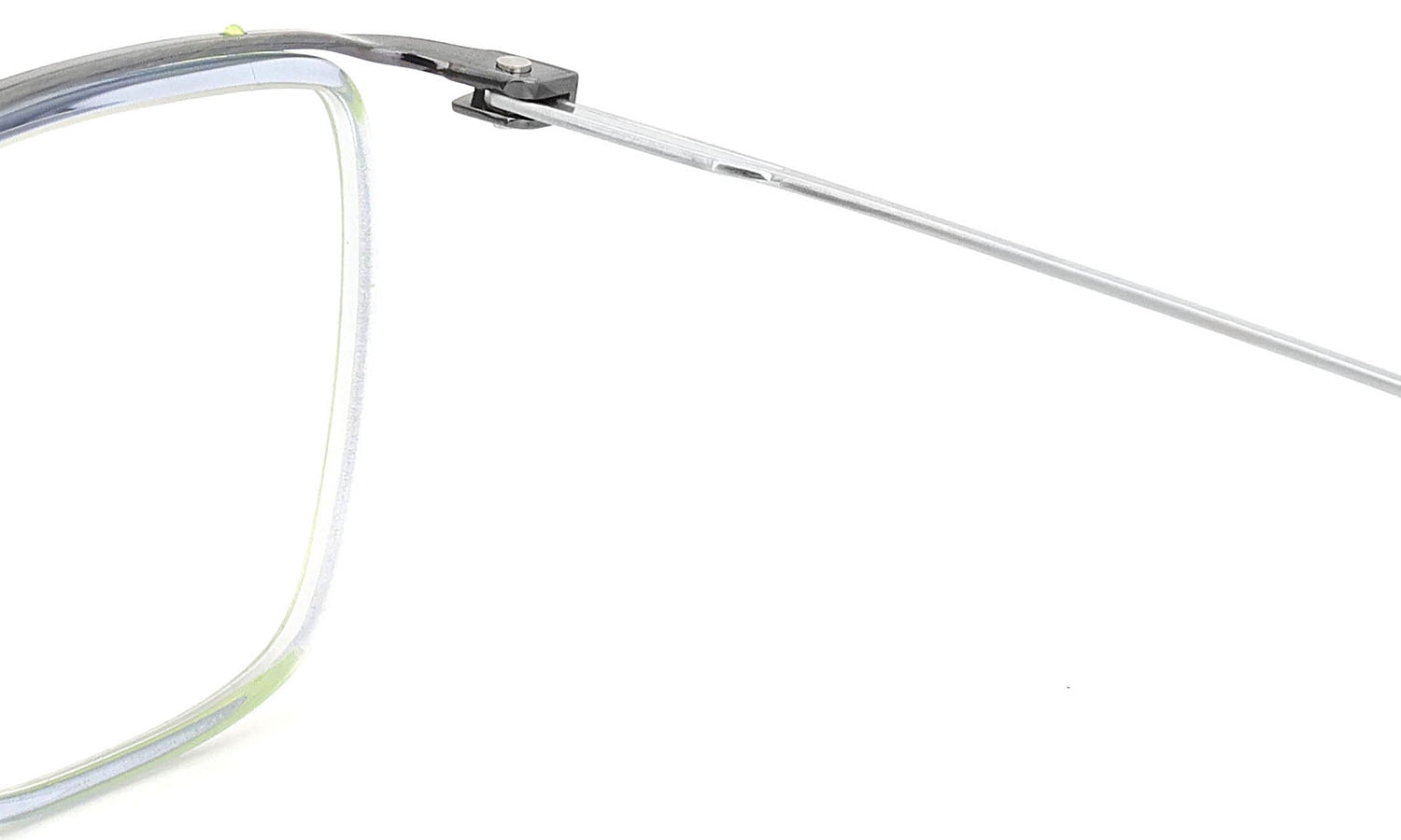 DITA メガネ通販 SCHEMA-ONE DTX106-55-09 Ice Blue - Brushed Antique Silver - Antique Silver w