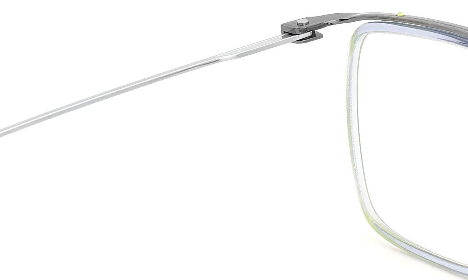 DITA メガネ通販 SCHEMA-ONE DTX106-55-09 Ice Blue - Brushed Antique Silver - Antique Silver w