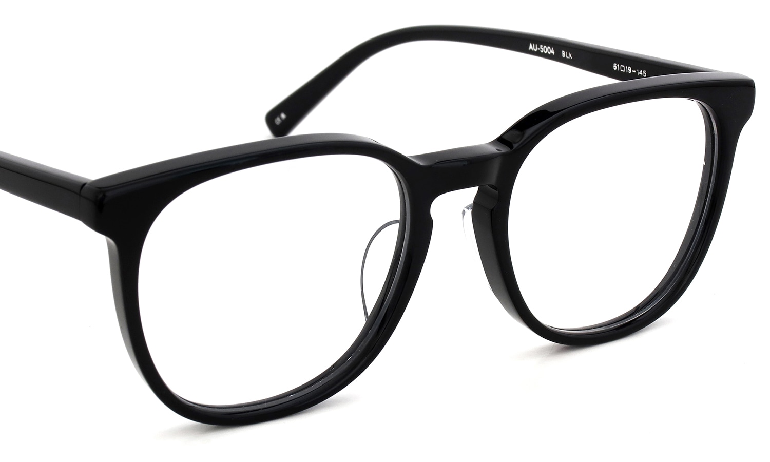 EYEVAN アイヴァン復刻 HISTORIC COLLECTION ウエリントンメガネ AU-5004 col.BLK フロント