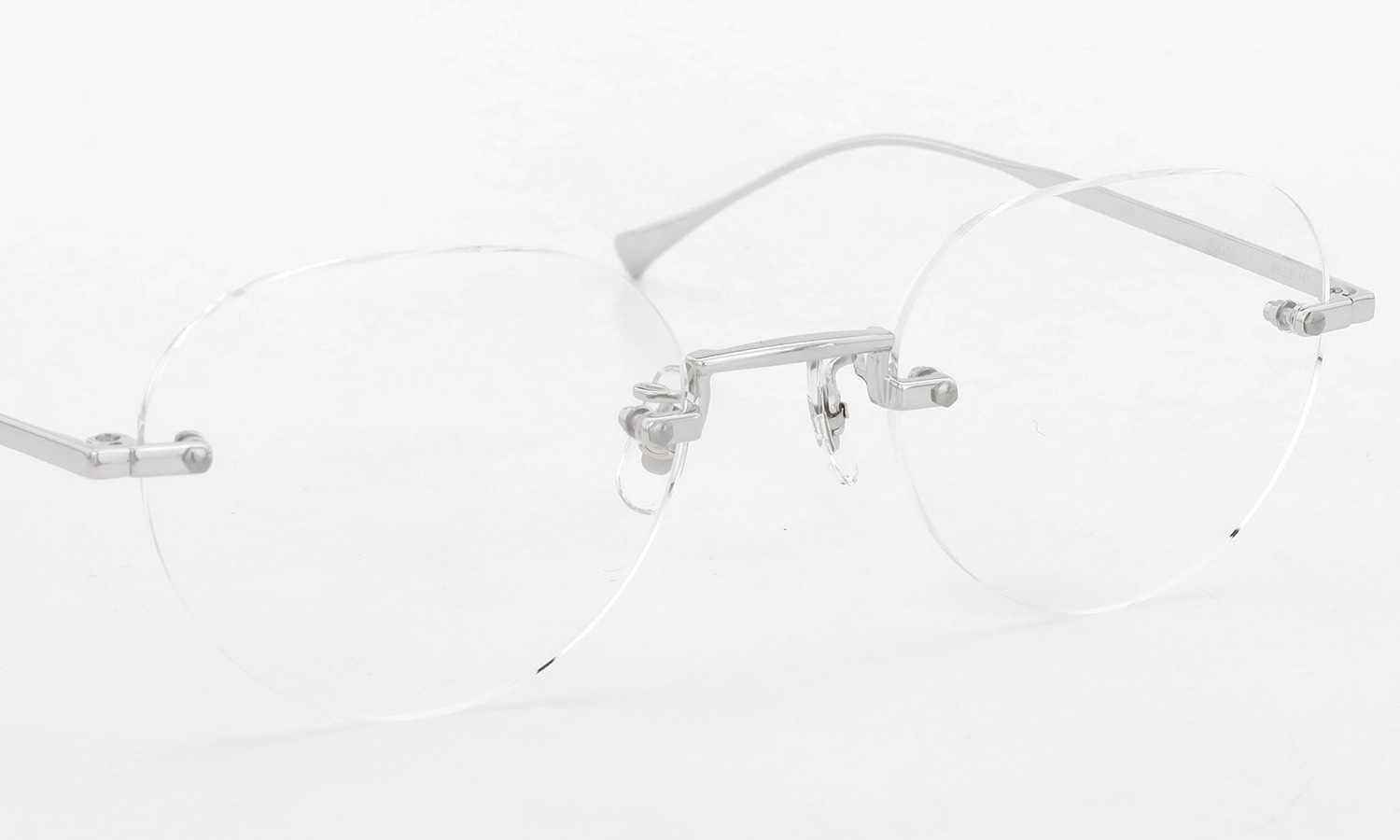 EYEVAN 縁無しメガネ通販 Alvira(49) col.S フロント