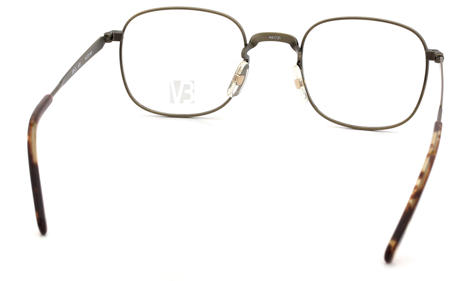 EYEVAN アイヴァン復刻 HISTORIC COLLECTION メガネ DD-21 col.ATG フロント裏側