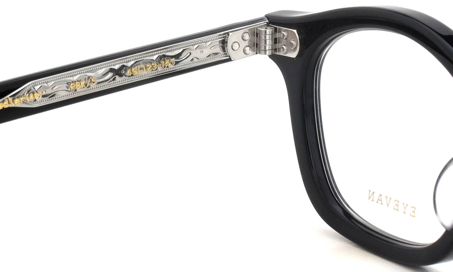 EYEVAN メガネ通販 Sadler 49size col.PBK/S