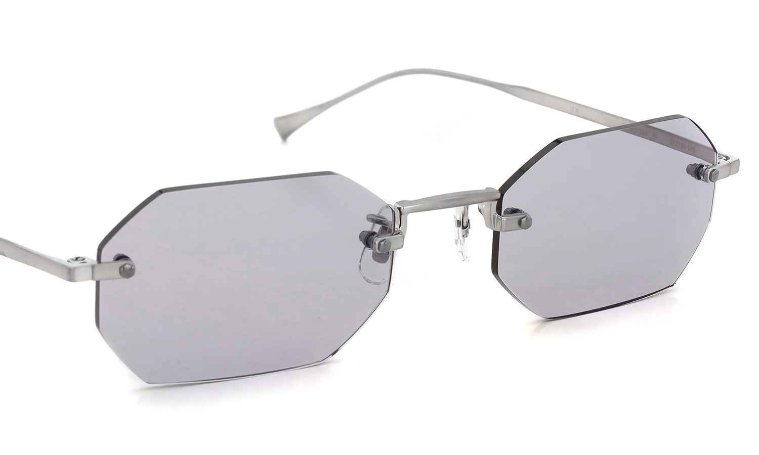 EYEVAN 縁無しサングラス通販 Traction(52) col.BC /MD GRY N フロント