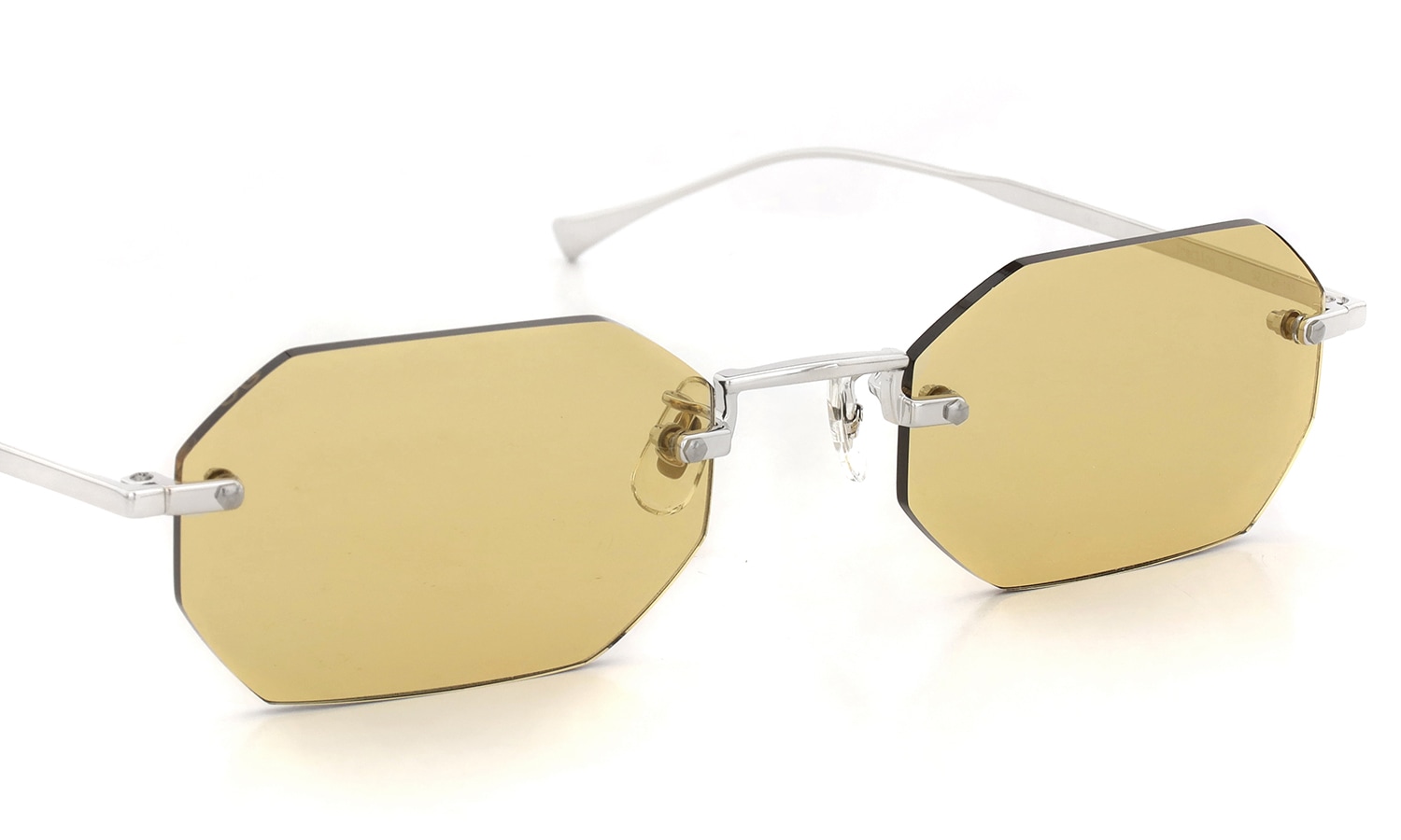 EYEVAN 縁無しサングラス通販 Traction(52) col.S/YEL N フロント