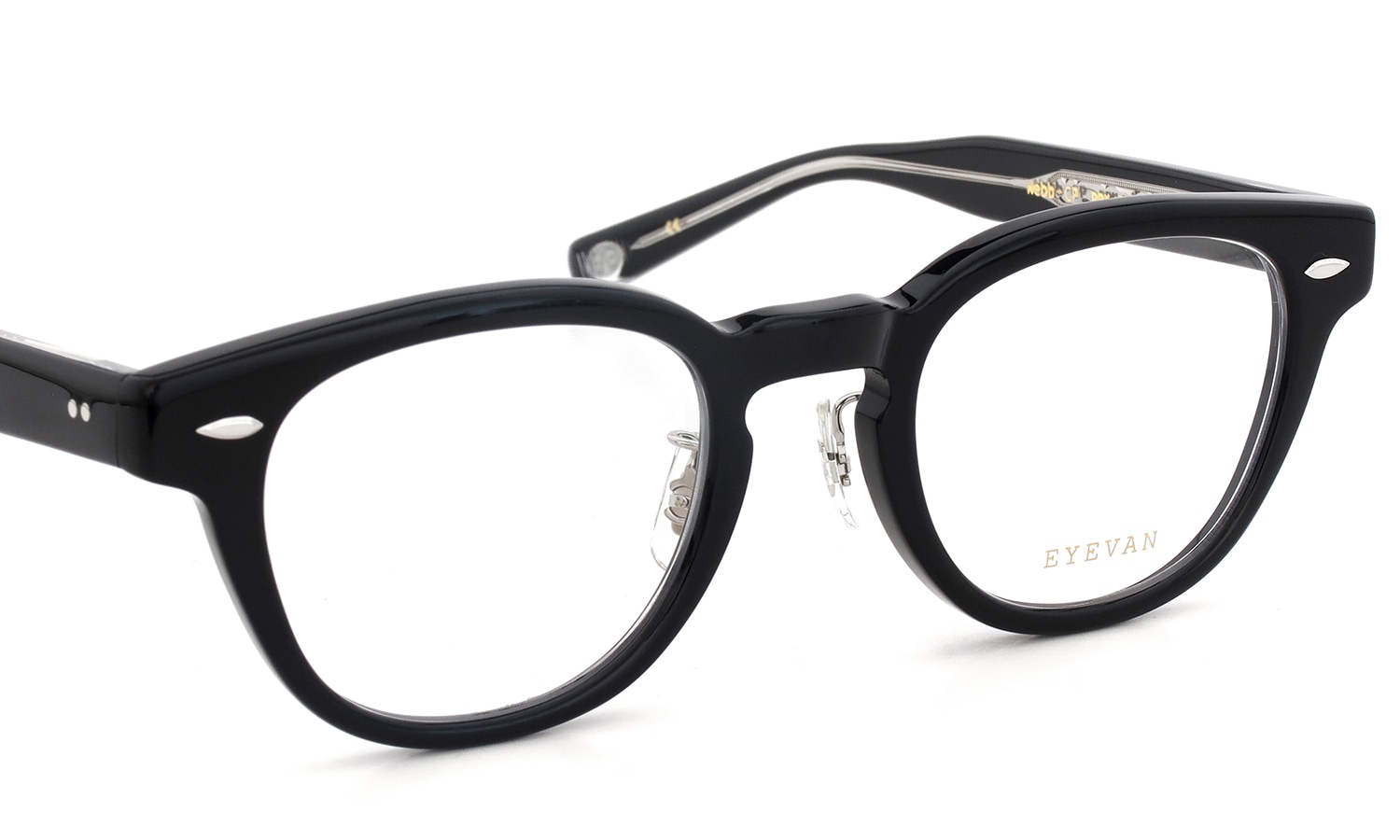 EYEVAN メガネ通販 Webb-CP(47) col.PBK/S フロント