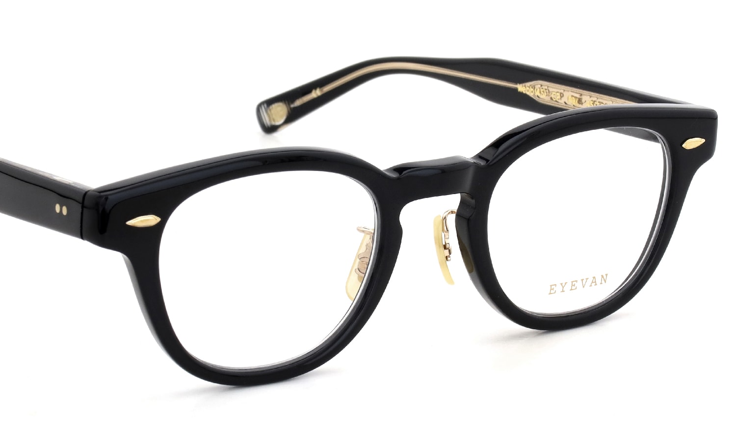 EYEVAN アイヴァン メガネ Webb(45)通販 col.PBK 45□22 (取扱：大宮