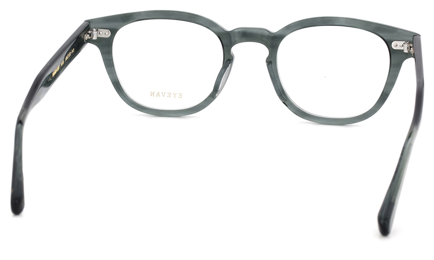EYEVAN メガネ通販 Webb(49) col.AGN フロント裏側