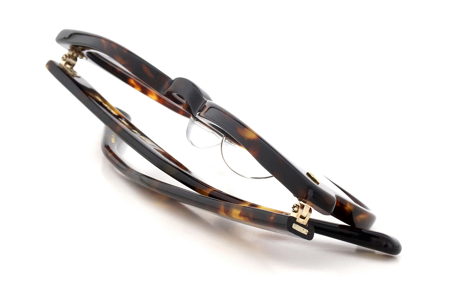 EYEVAN メガネ通販 Webb(49) col.TORT 折り畳んだ状態2
