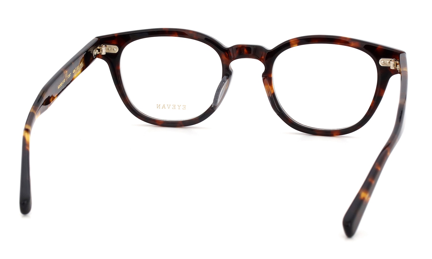 EYEVAN メガネ通販 Webb(49) col.TORT フレーム裏側