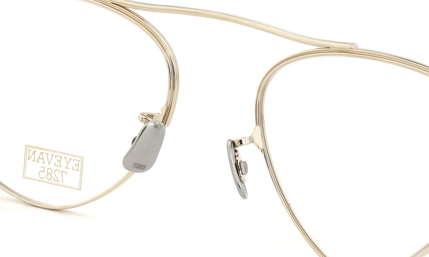EYEVAN7285 メガネ通販 1019(51) c.902 ブリッジとパットのディテール