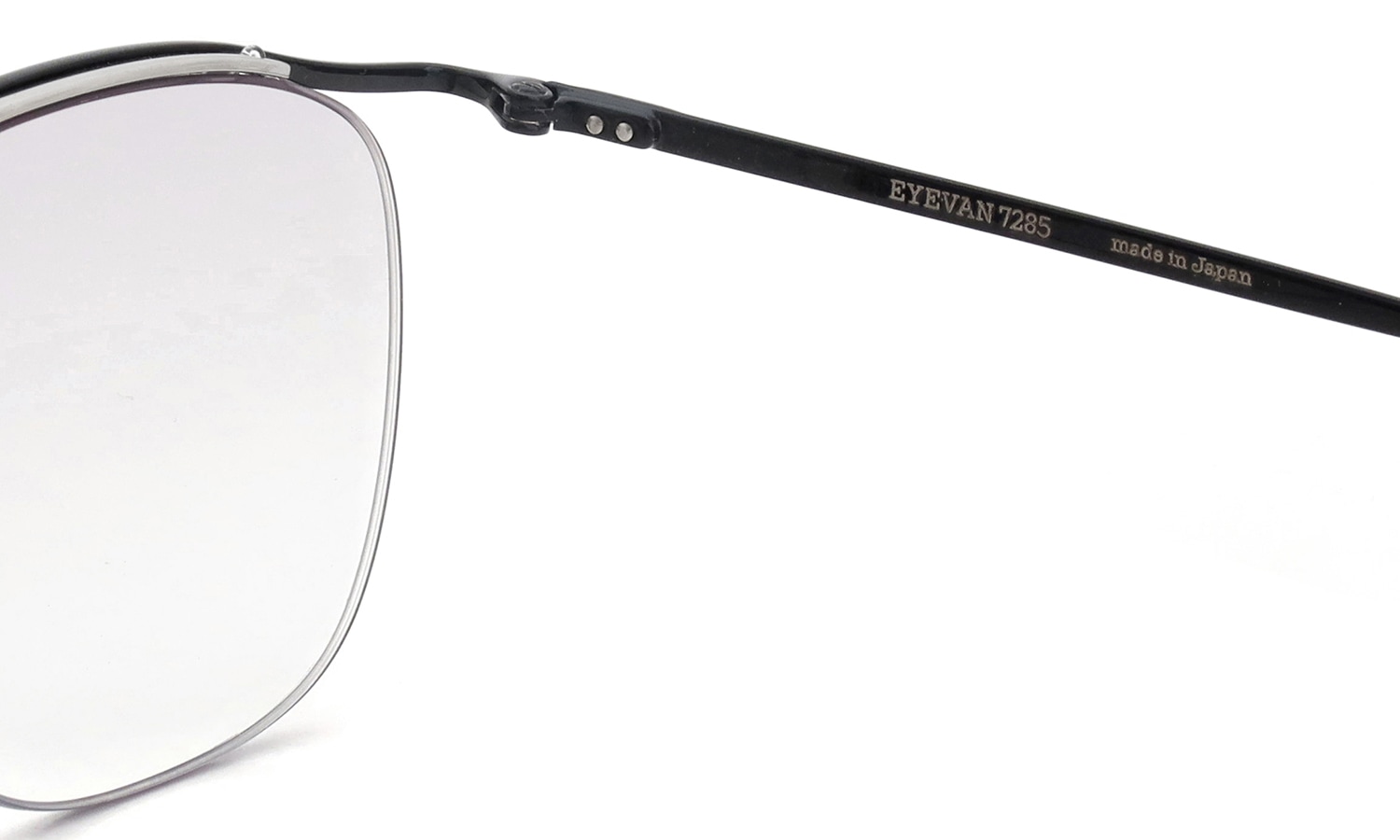 EYEVAN7285 サングラス通販 1022 C.802800 MRM GRY.GD 右側ヒンジと刻印