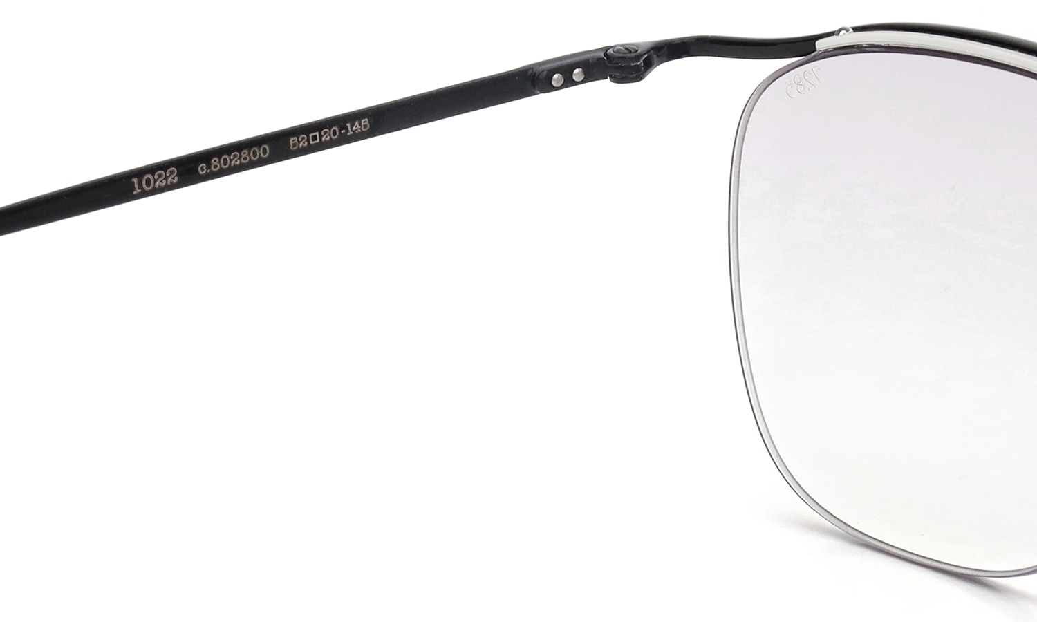 EYEVAN7285 サングラス通販 1022 C.802800 MRM GRY.GD 左側ヒンジと刻印