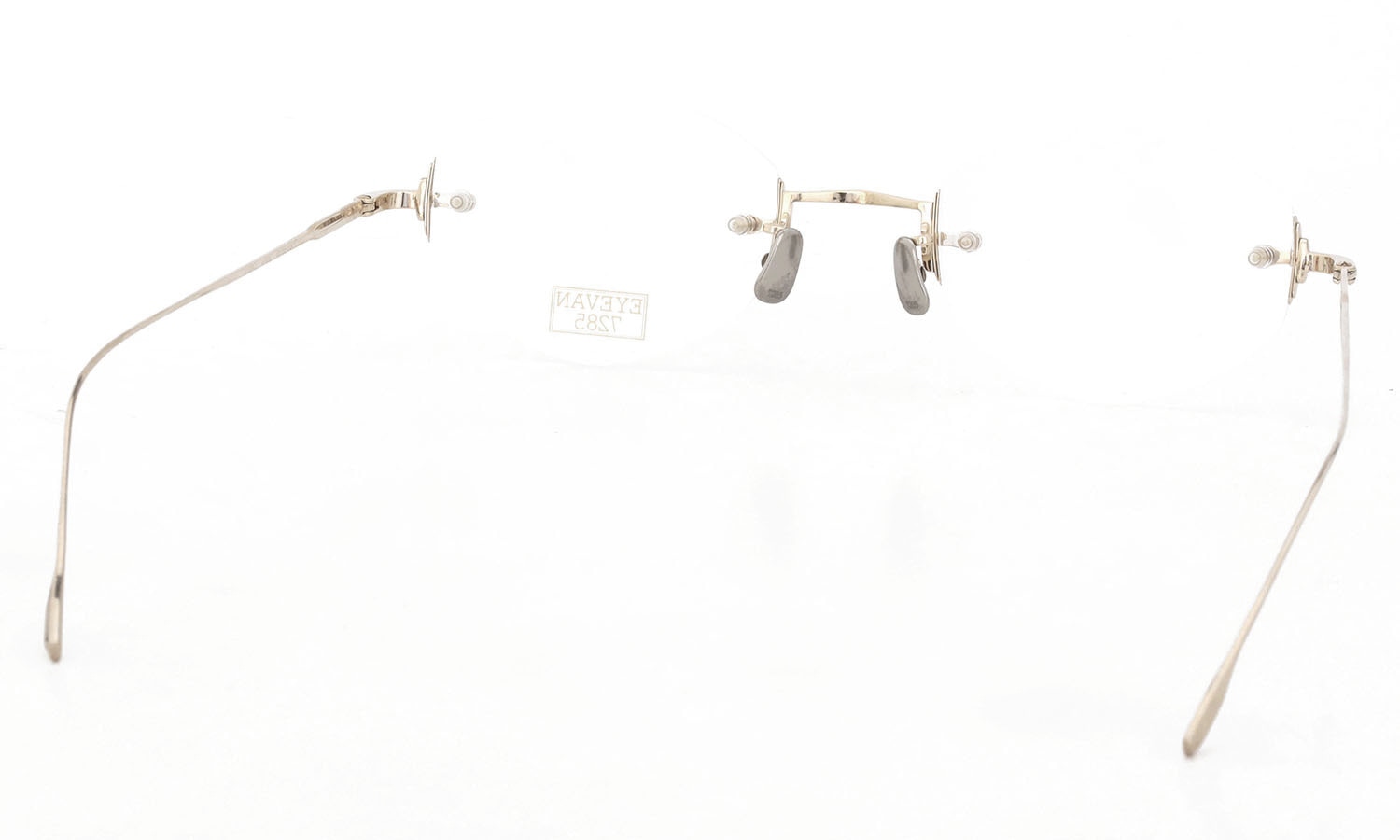 EYEVAN7285 メガネ通販 1196-1 (48) C.902 WHITE GOLD フロント裏側