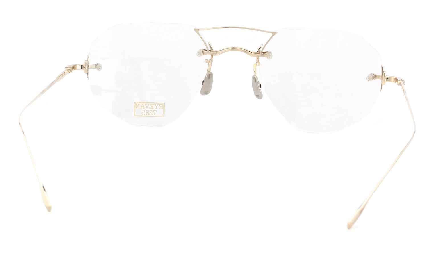 EYEVAN7285 メガネ通販 1296-2(53) c.902 フロント裏側