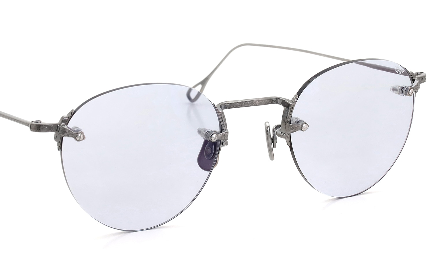 EYEVAN7285 サングラス 140(48) C.801 ANTIQUE SILVER /MRM NV フロント