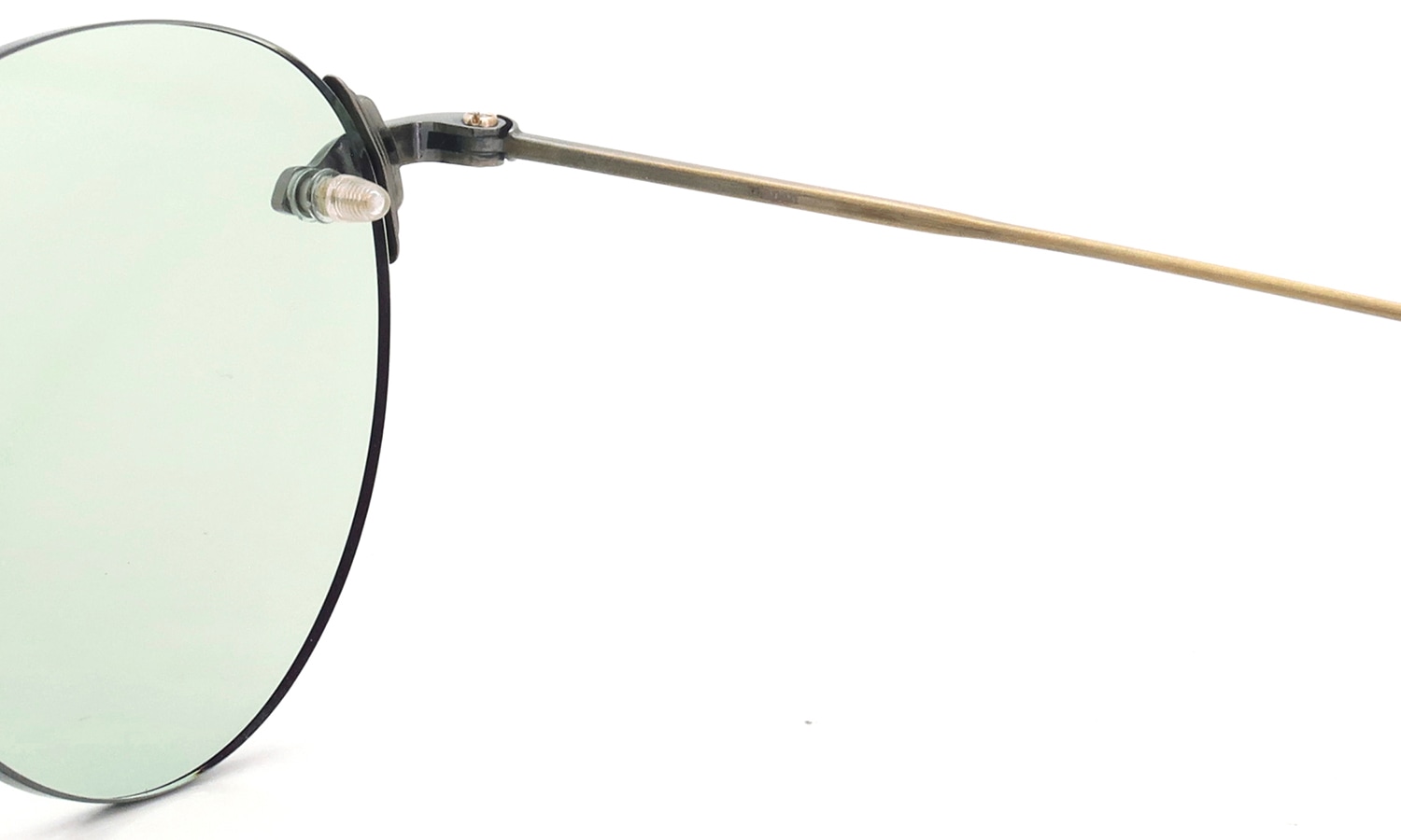 EYEVAN7285 サングラス 140(48) C.901 ANTIQUE GOLD /MRM GRN2 ヒンジ裏側と右テンプルの刻印