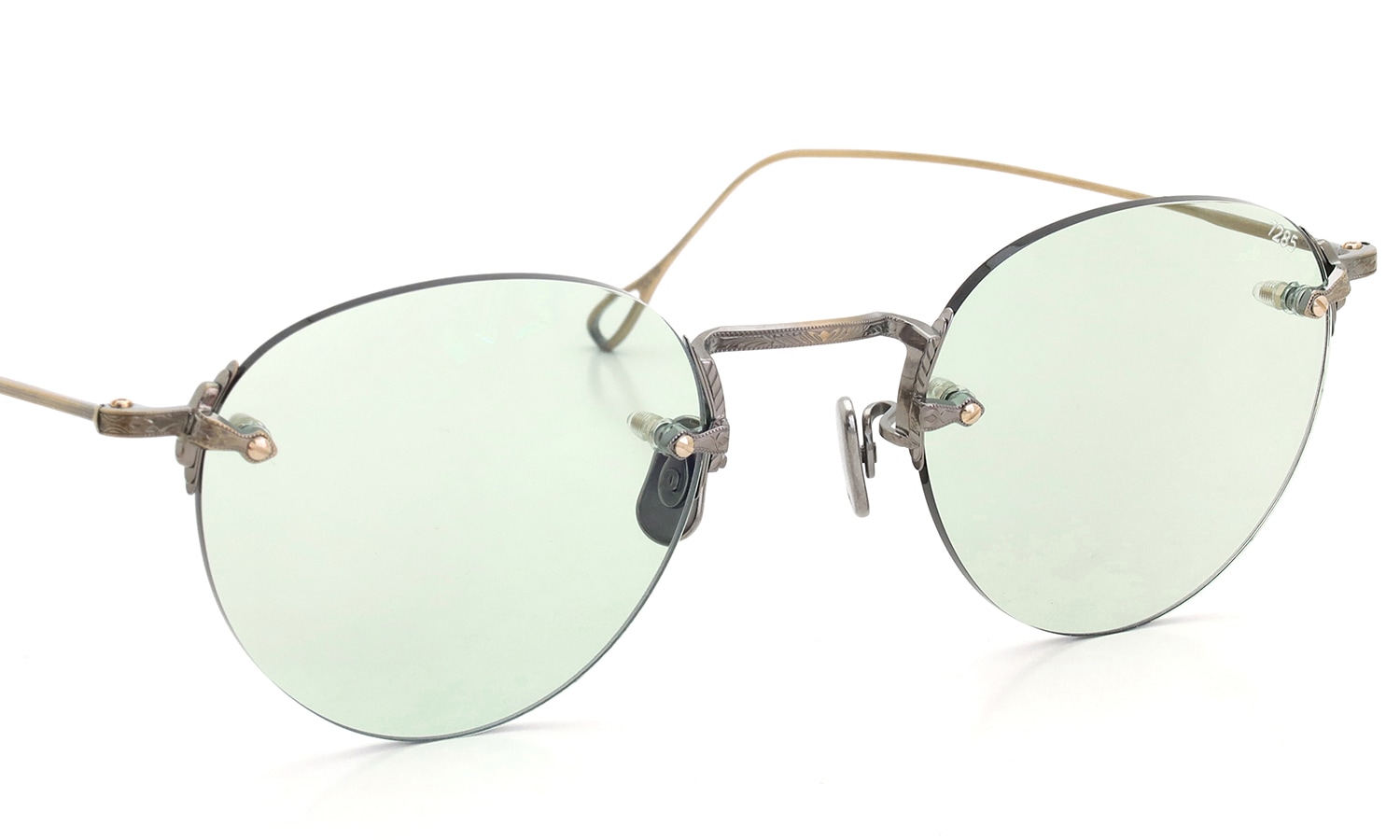 EYEVAN7285 サングラス 140(48) C.901 ANTIQUE GOLD /MRM GRN2 フロント
