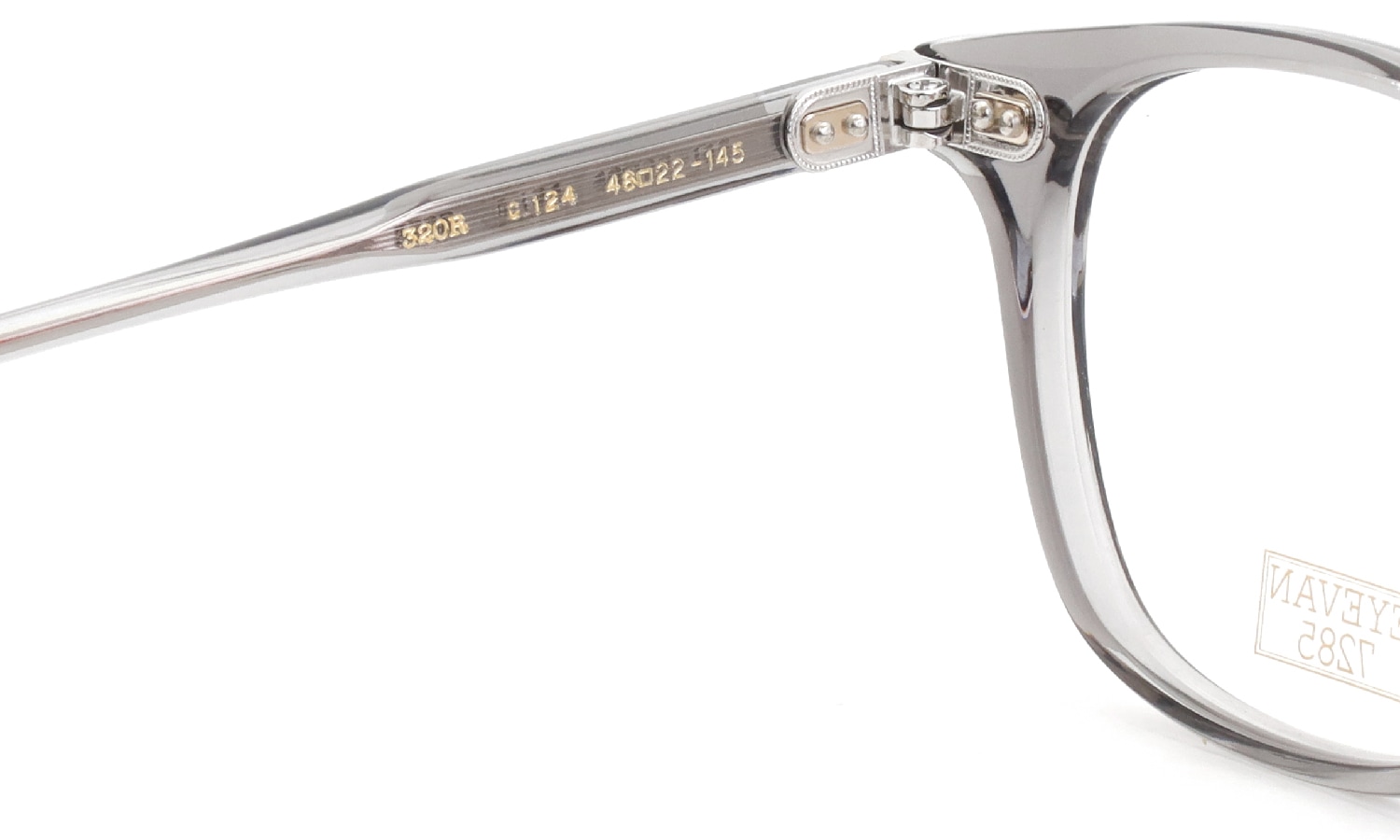 EYEVAN7285 メガネ通販 320R c.124 LIGHT CLEAR GRAY