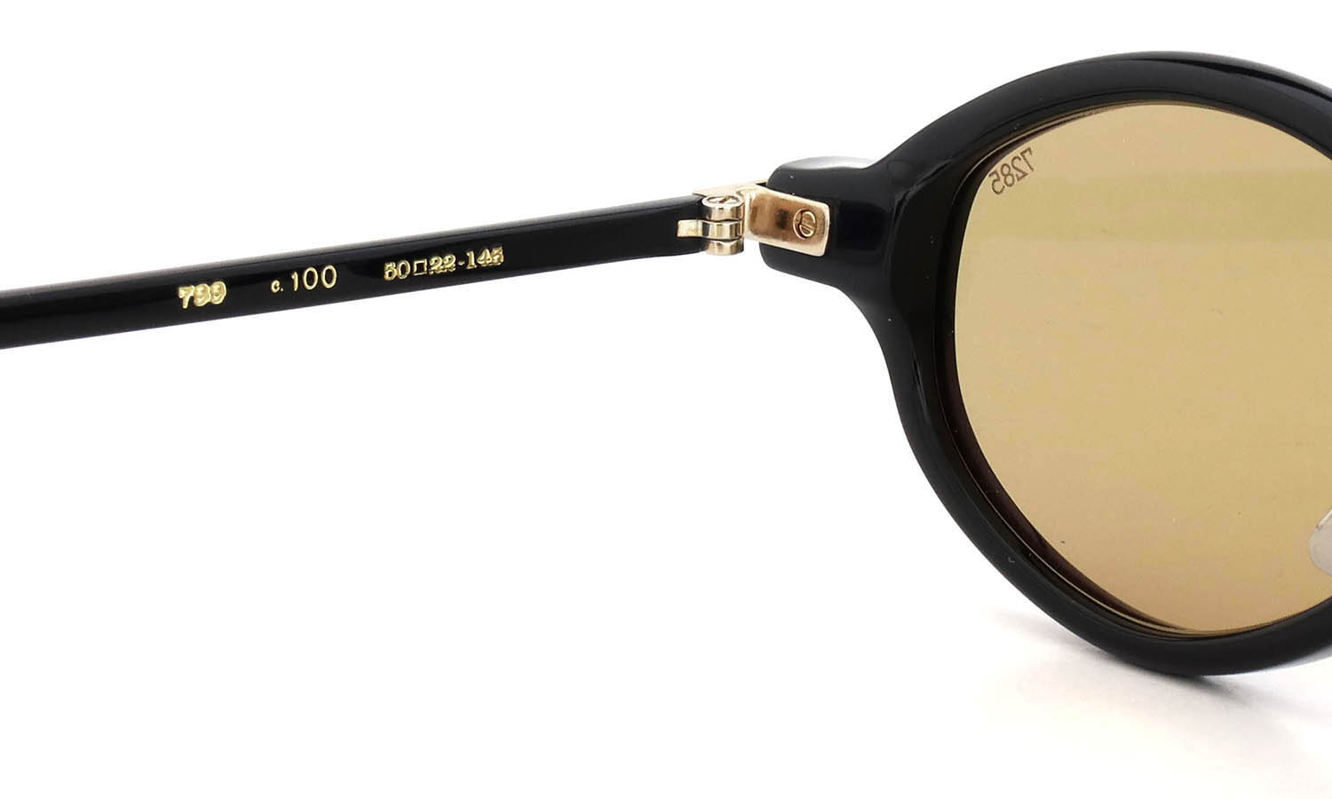 EYEVAN7285 サングラス通販 799 c.100 BLACK/GM SM.BR