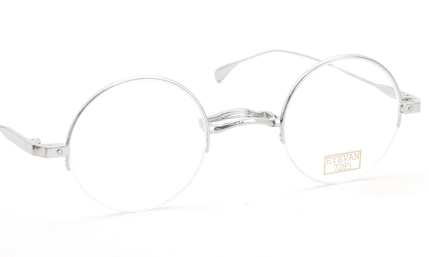 EYEVAN7285 ハーフリムメガネ通販 824 Col.800 フロント