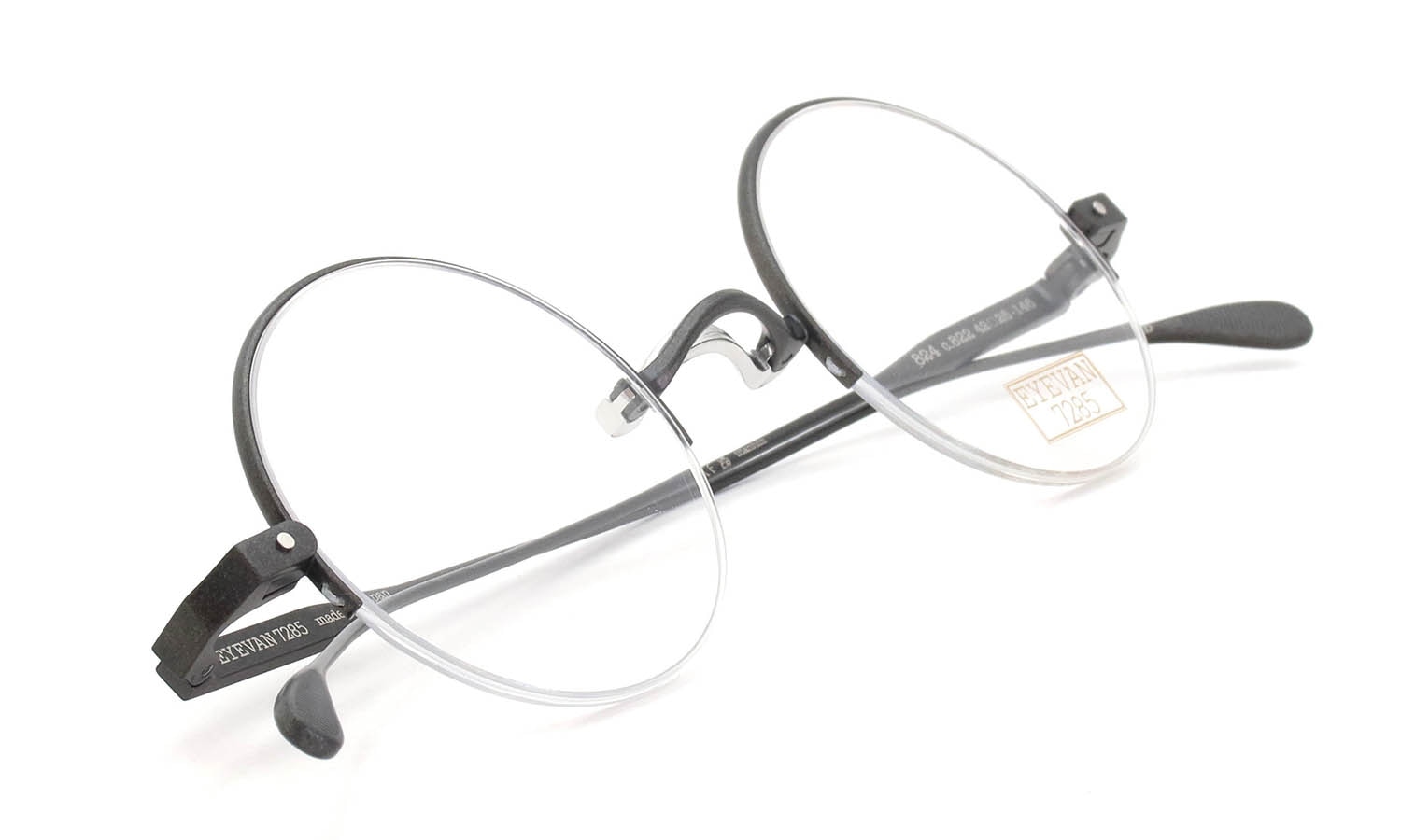 EYEVAN7285 ハーフリムメガネ通販 824 Col.822