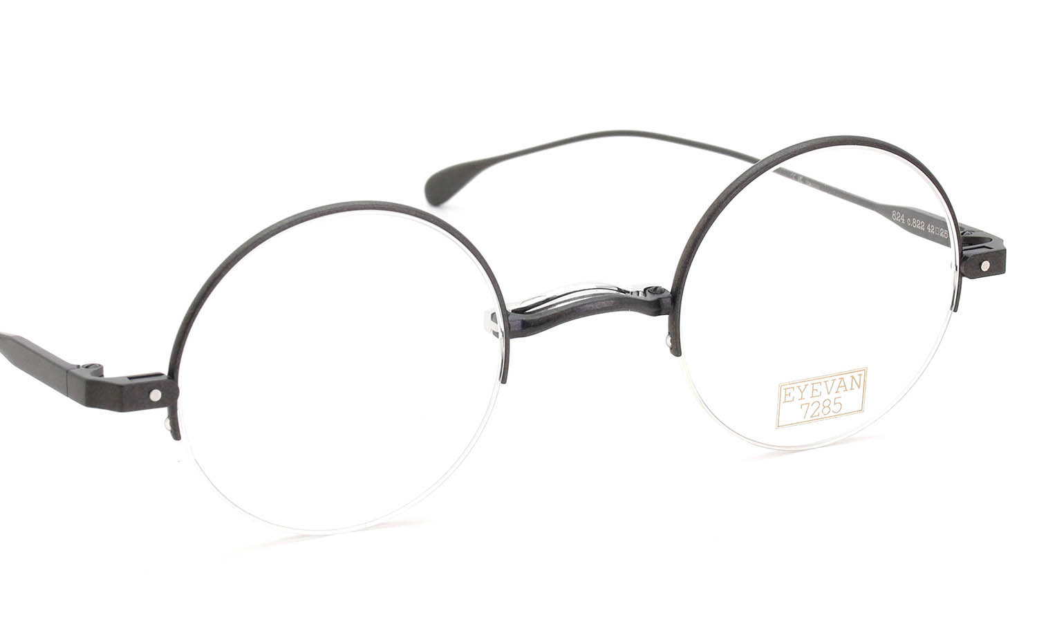EYEVAN7285 ハーフリムメガネ通販 824 Col.822
