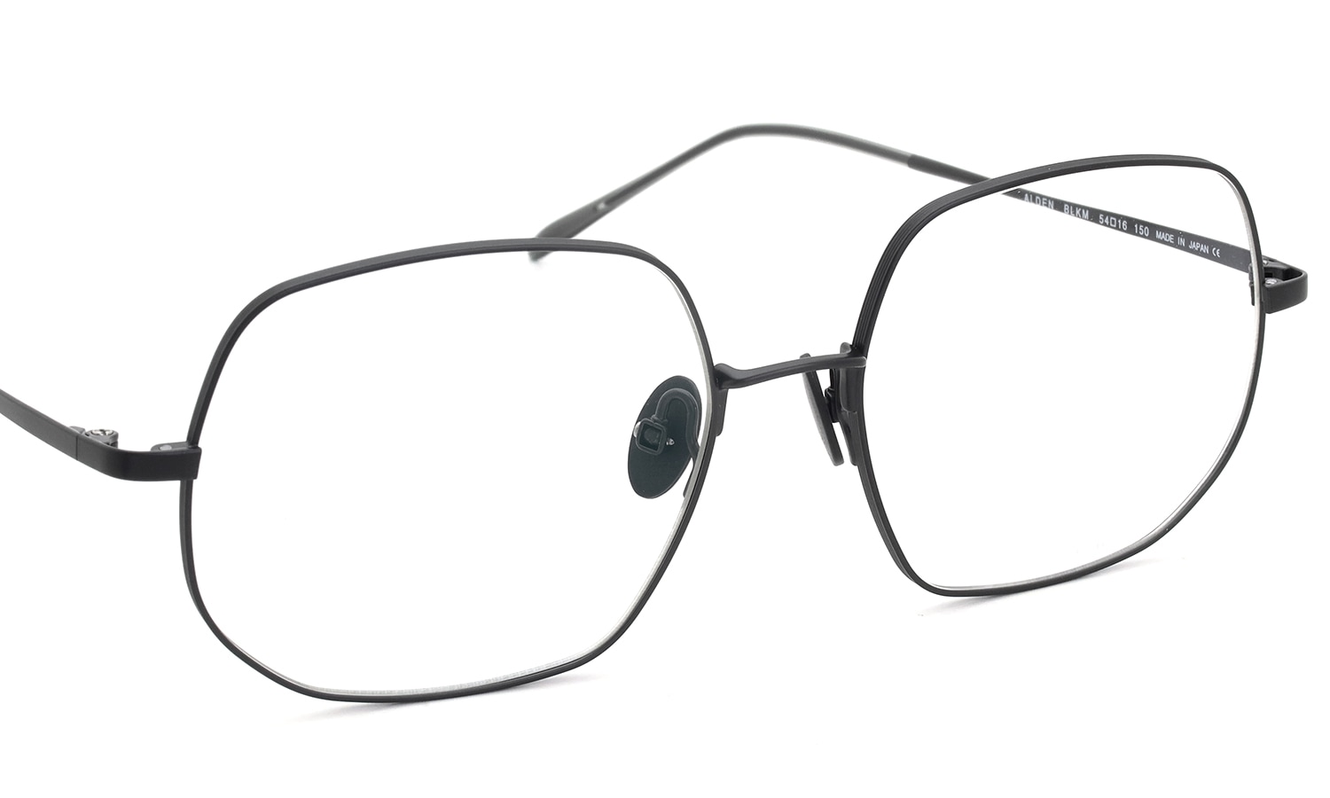 GOTTI メガネ ALDEN col.BLKM フロント