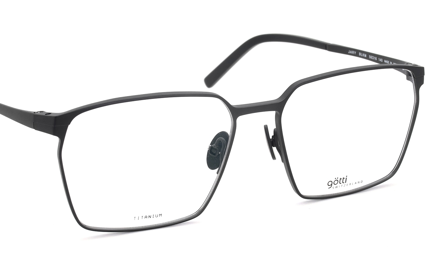 GOTTI SWITZERLAND メガネ JARY col.BLKM フロント