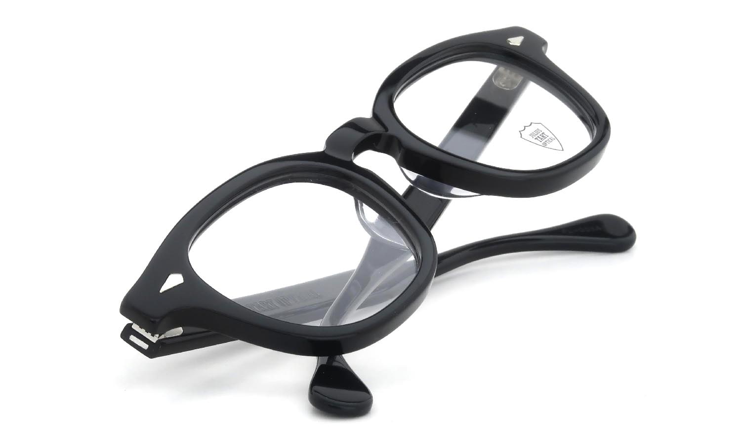 JULIUS TART OPTICAL メガネ通販 AR-48-22 col.BLACK 折り畳んだ状態1