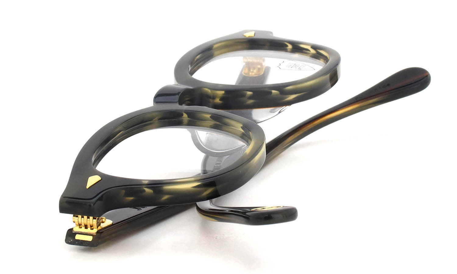 JULIUS TART OPTICAL AR Gold Series メガネ通販 AR-44-22 Camo Sasa/Gold PL-001Ce