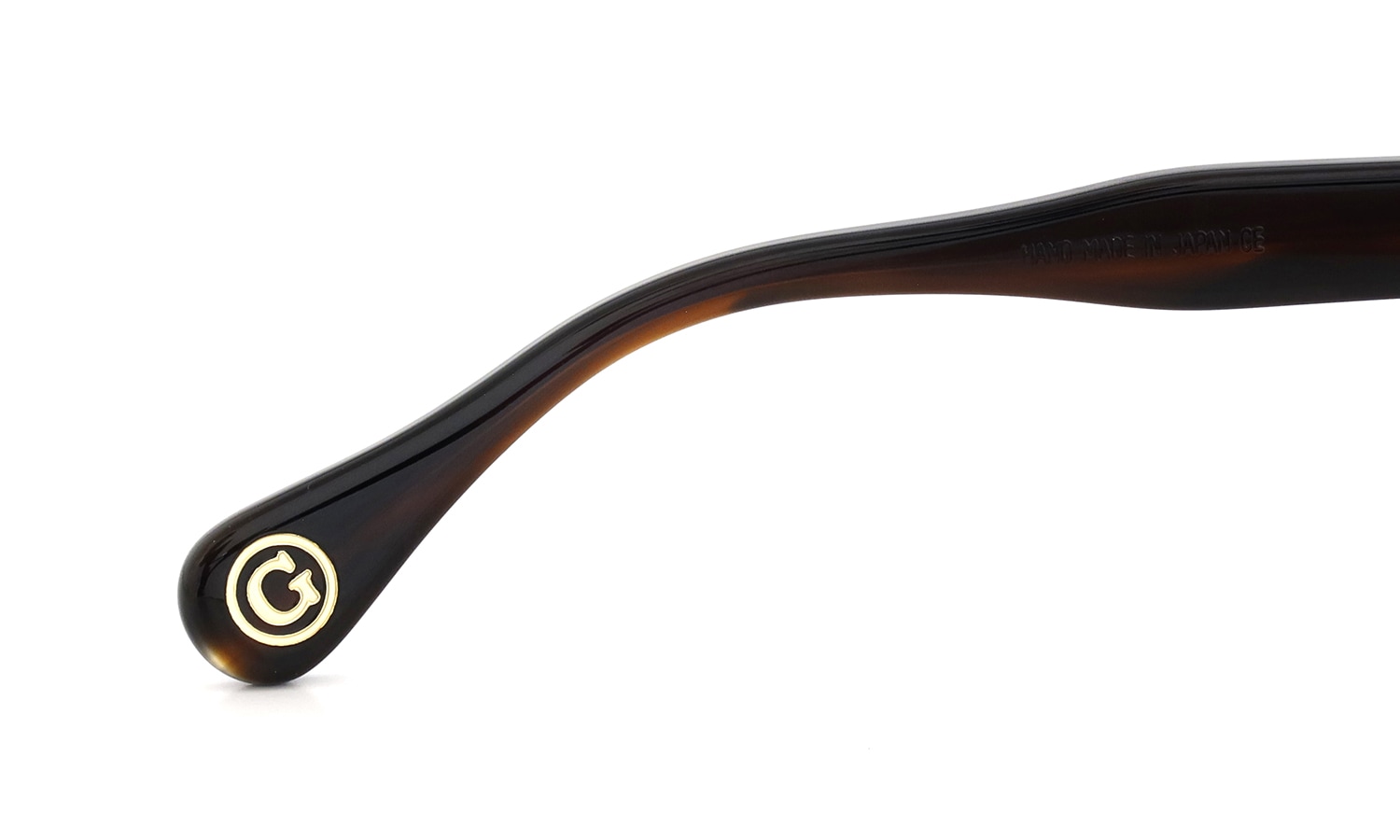 JULIUS TART OPTICAL AR Gold Edition メガネ通販 AR-44-24 Camo Sasa/Gold PL-101Ce 左テンプル先のGold Editionの刻印
