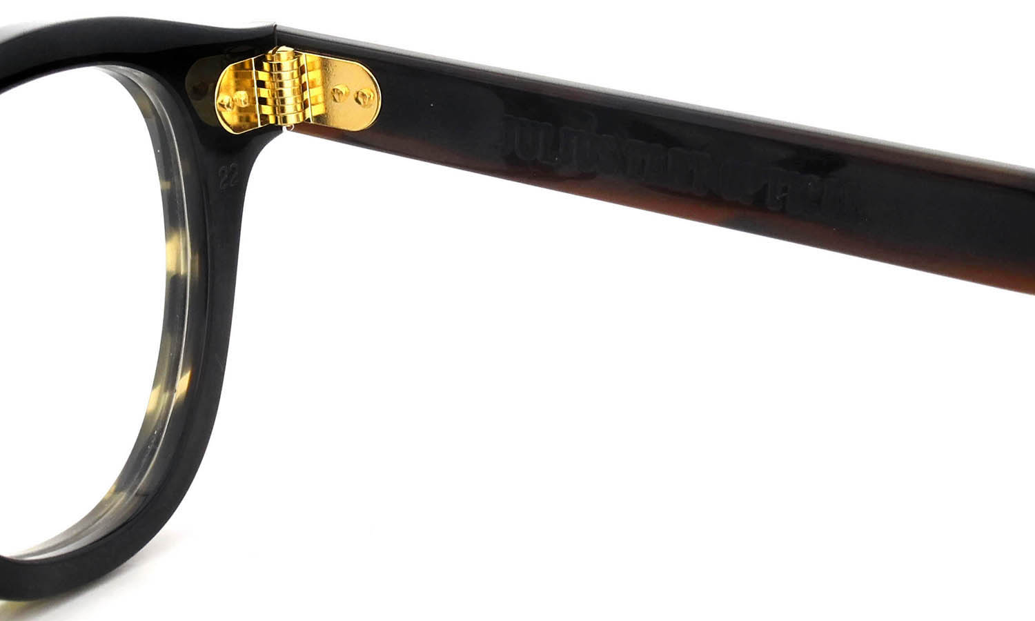 JULIUS TART OPTICAL AR Gold Series メガネ通販 AR-46-22 Camo Sasa/Gold PL-002Ce