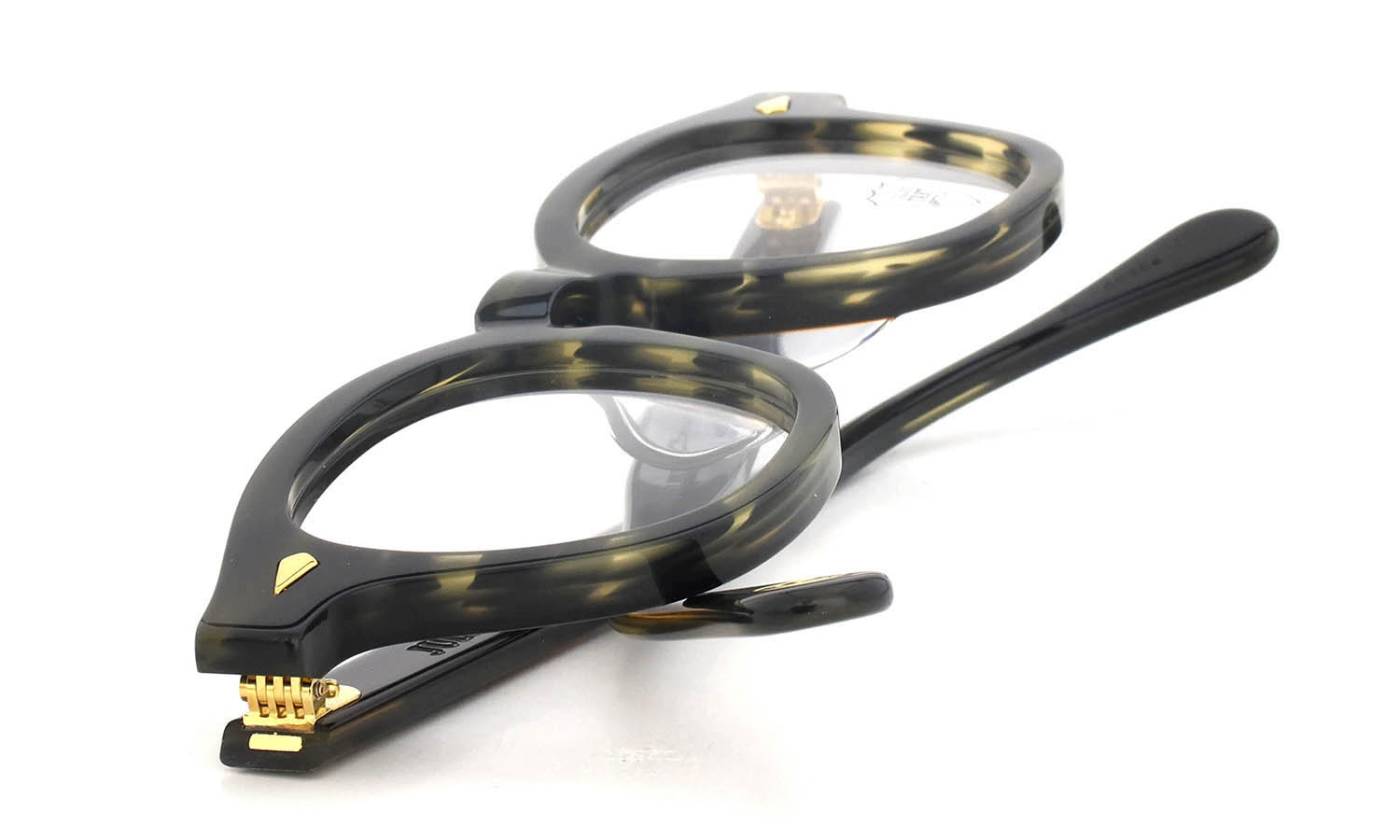 JULIUS TART OPTICAL AR Gold Series メガネ通販 AR-46-22 Camo Sasa/Gold PL-002Ce